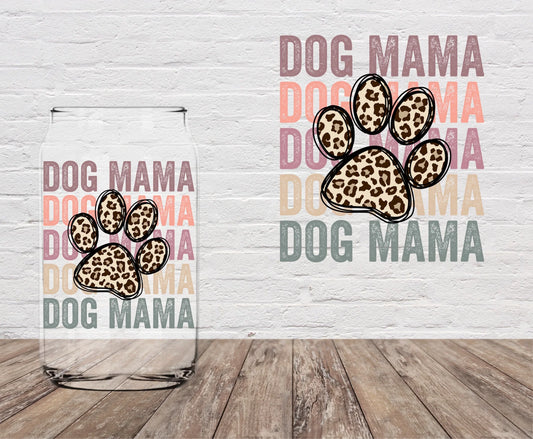 Dog MAMA Libby Glass Cup